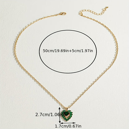 Collar Matilde Corazón de Esmeralda