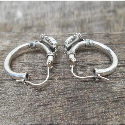 Pendientes vintage turquesa