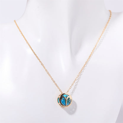 Collar Zodíaco Doble Cara