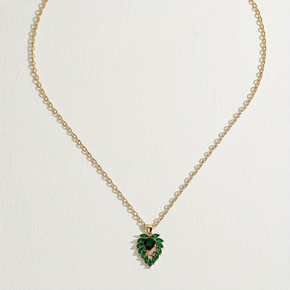Collar Matilde Corazón de Esmeralda