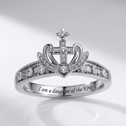SOY HIJA DEL REY ANILLO DE PLATA