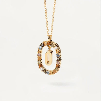 Collar Elegante con Piedras Multicolor
