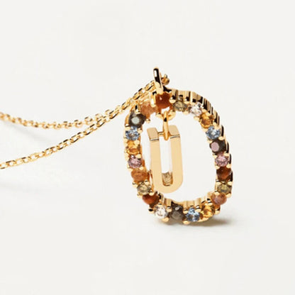 Collar Elegante con Piedras Multicolor
