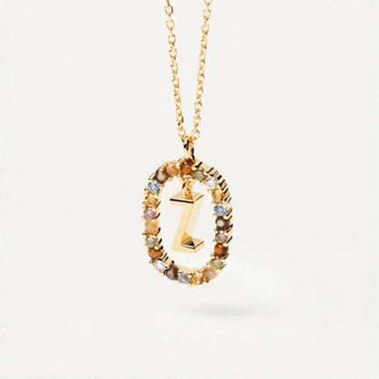 Collar Elegante con Piedras Multicolor