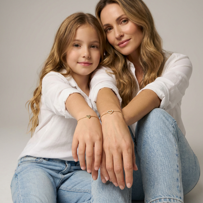 Pulsera Corazones a Juego “Amor”
