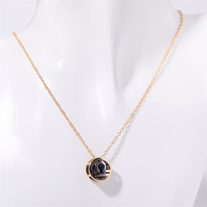 Collar Zodíaco Doble Cara