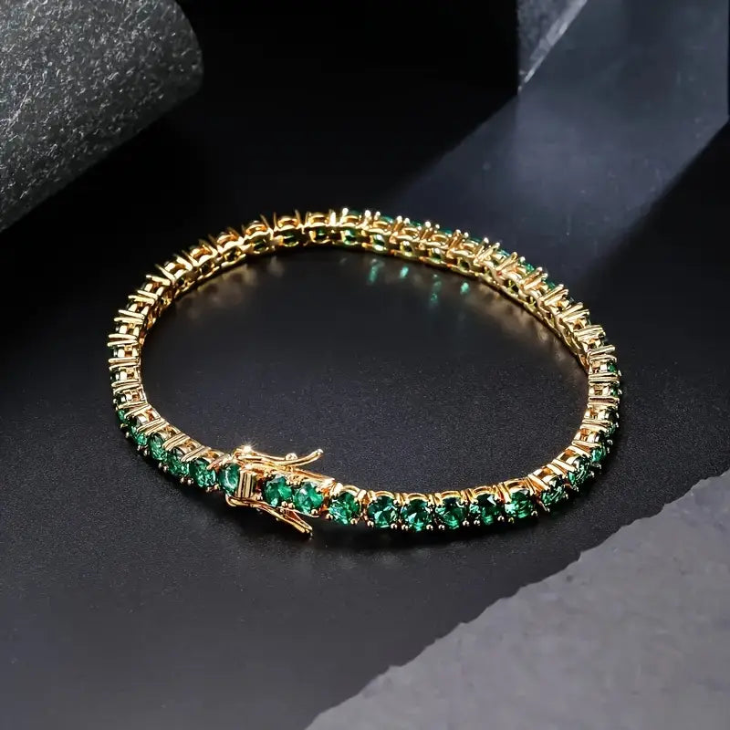 Pulsera Ella con esmeralda