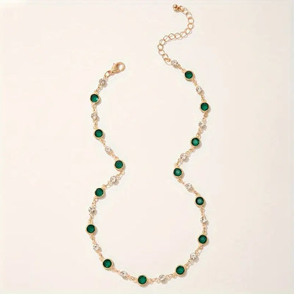 Collar Colgante Verde Divino