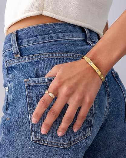 Brazalete Lujo Diamante | Oro