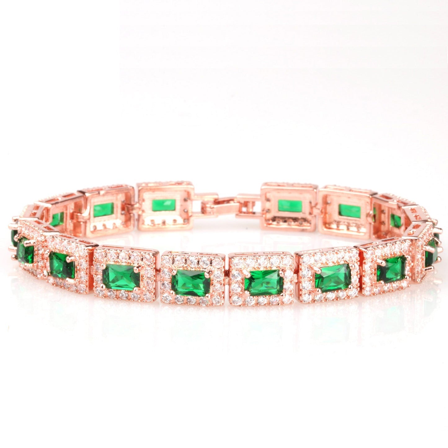 Pulsera de Oro Esmeralda