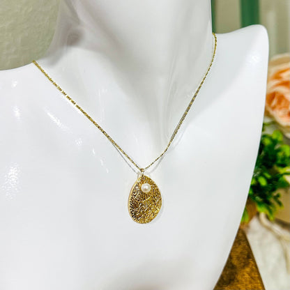 Collar Marina con perlas en forma de lágrima