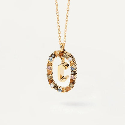 Collar Elegante con Piedras Multicolor