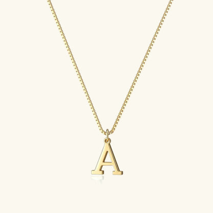 Collar de Oro con Letra Inicial