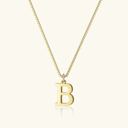 Collar de Oro con Letra Inicial