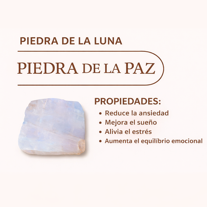 Anillo mágico con piedra lunar