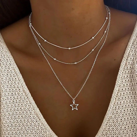Винтидж колие Star