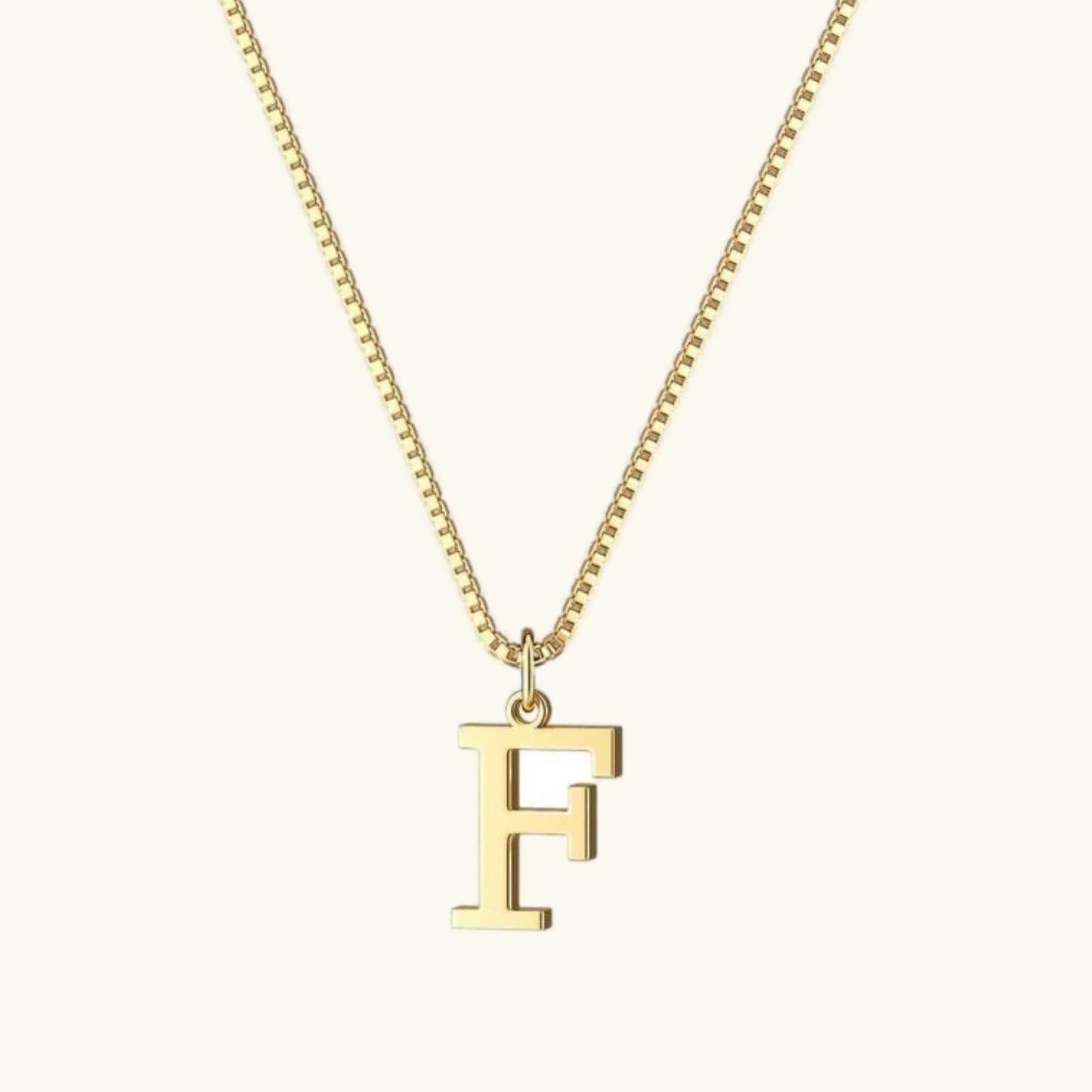 Collar de Oro con Letra Inicial