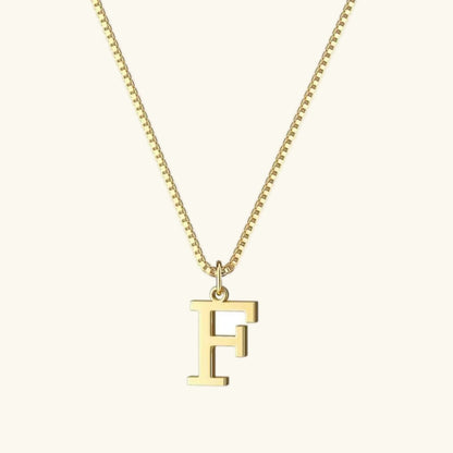 Collar de Oro con Letra Inicial