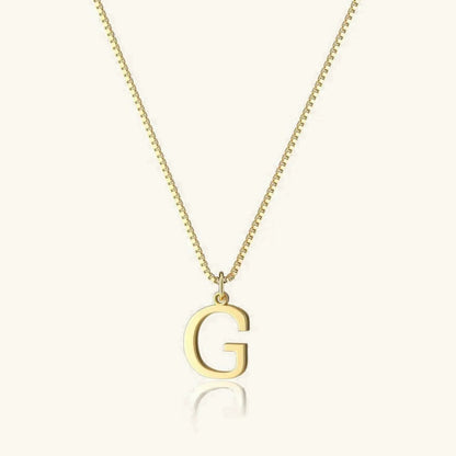 Collar de Oro con Letra Inicial