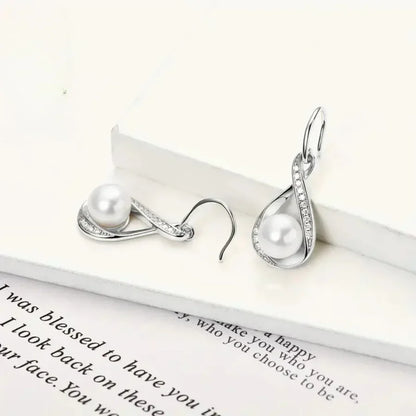 Pendientes de perlas en dorado