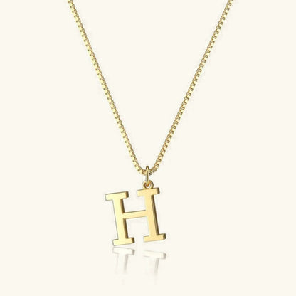 Collar de Oro con Letra Inicial