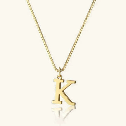 Collar de Oro con Letra Inicial