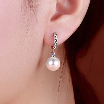 Pendientes de perlas de circonio