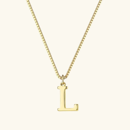 Collar de Oro con Letra Inicial