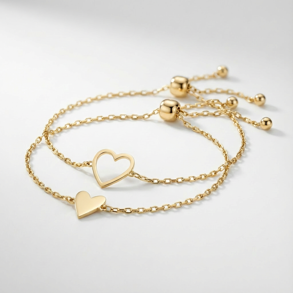 Pulsera Corazones a Juego “Amor”
