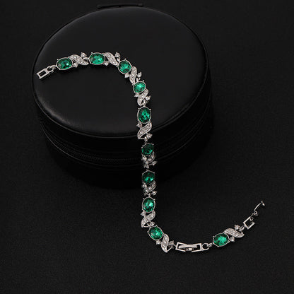 Pulsera Esmeralda Jade