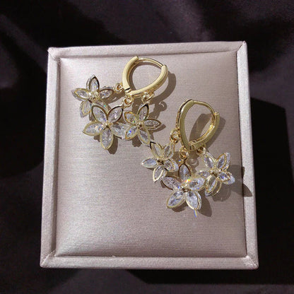 Pendientes Estrella de Primavera con colgante