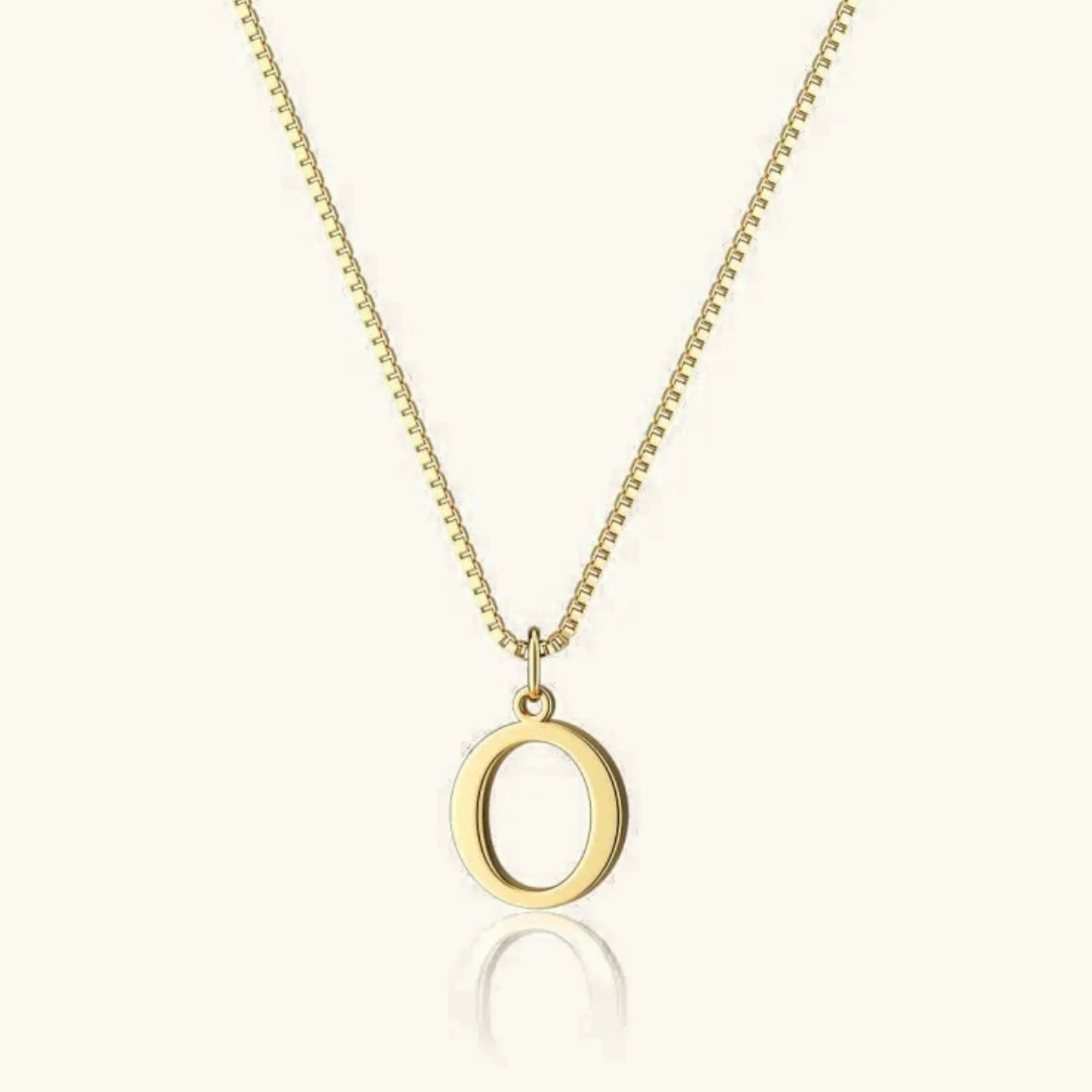 Collar de Oro con Letra Inicial