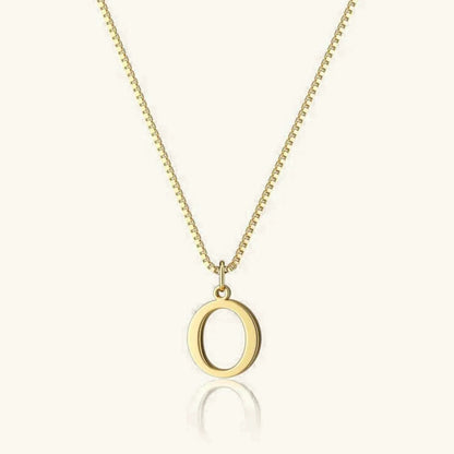 Collar de Oro con Letra Inicial