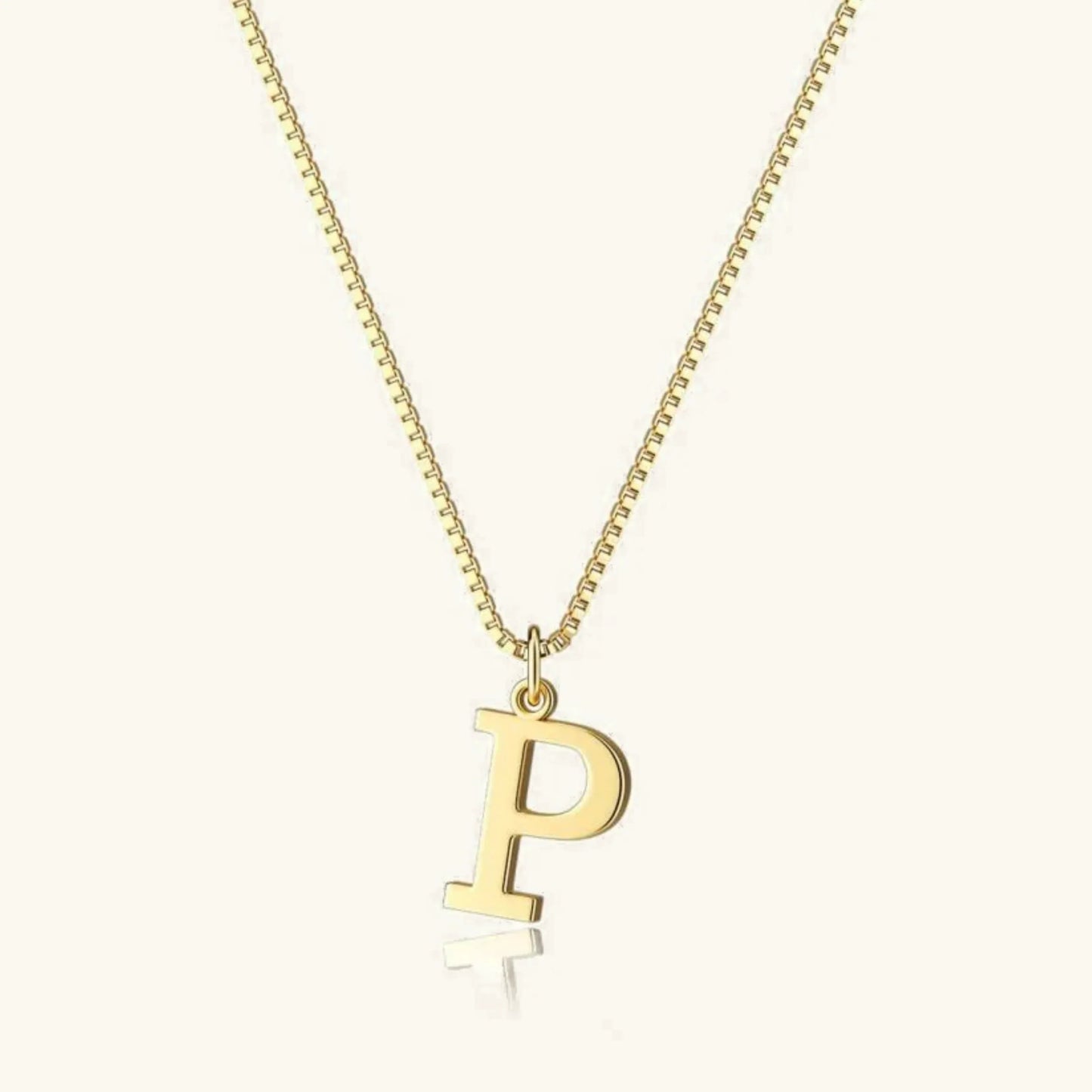 Collar de Oro con Letra Inicial