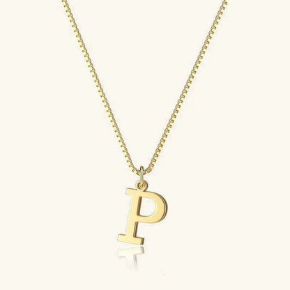 Collar de Oro con Letra Inicial
