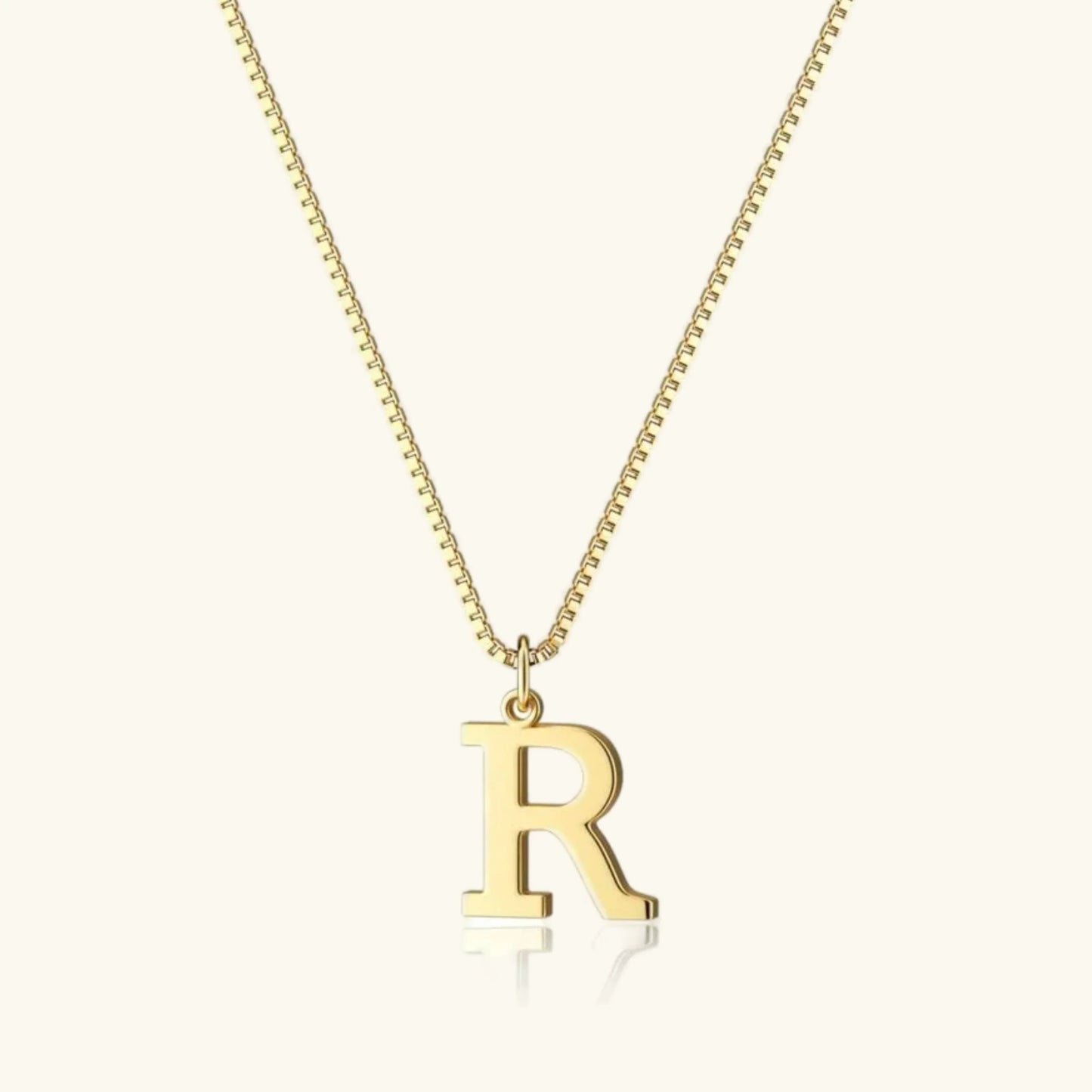 Collar de Oro con Letra Inicial