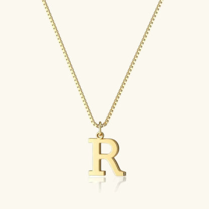 Collar de Oro con Letra Inicial