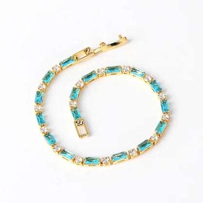 Pulsera Piedra Turquesa Natural | Oro
