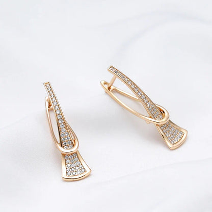 Pendientes Cristal Radiante | Oro