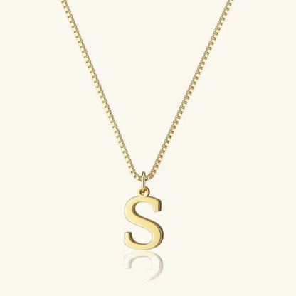 Collar de Oro con Letra Inicial