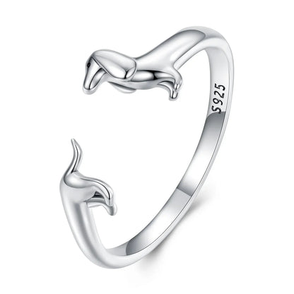 Anillo Perro Salchicha (Ajustable)