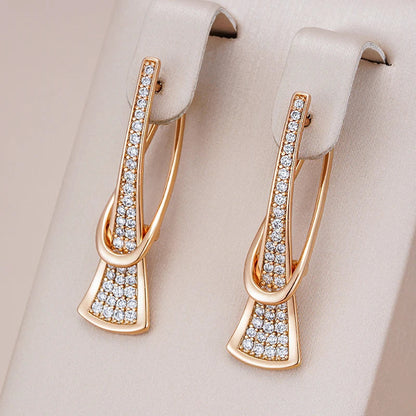 Pendientes Cristal Radiante | Oro