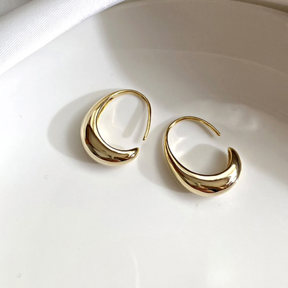 Pendientes de lujo en oro