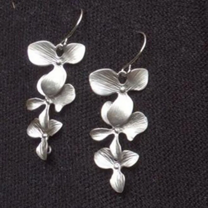 Collar y pendientes Pétalas de Plata