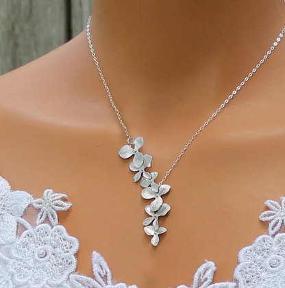 Collar y pendientes Pétalas de Plata