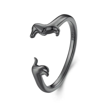 Anillo Perro Salchicha (Ajustable)