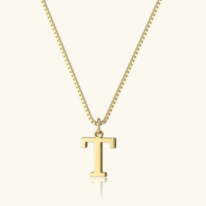 Collar de Oro con Letra Inicial