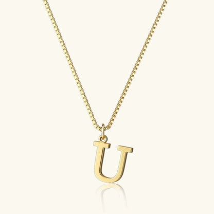 Collar de Oro con Letra Inicial