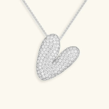 Collar de Diamantes con Inicial en Burbuja