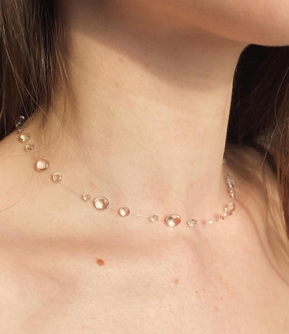 Conjunto de Collar Gota de Agua